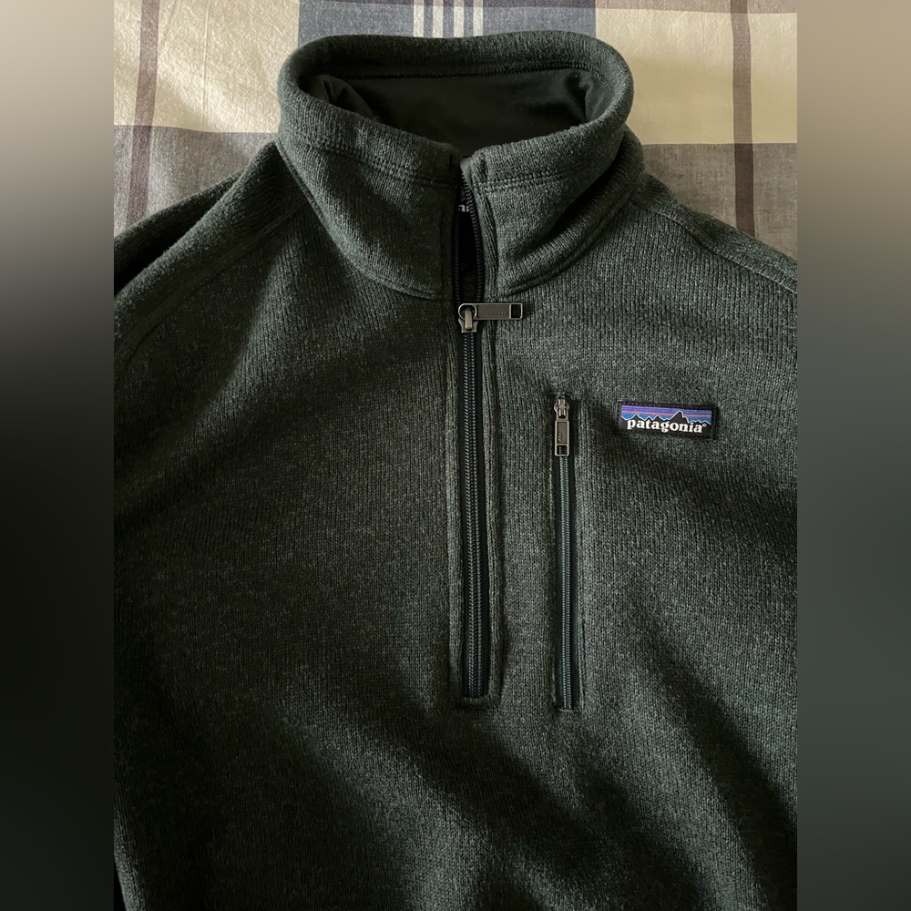 Patagonia Men’s Better Sweater Fleece Quarter Zip Fleece Size S